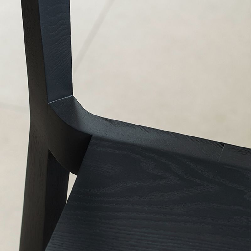 Tabourets de bar en bois massif de style créateur tabouret de bar empilable avec dossier