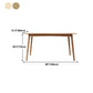 Modern Rectangle Dining Table Solid Wood Dining Table with 4 Legs for Home Use Clearhalo ' dining_table' 'Dining Tables & Seating' 'Dining Tables' 'furn' 'furn_dining_table' 'Furniture' 'furniture_dining_table' 'Kitchen & Dining Furniture' 'kitchen&dining_furn' 'kitchen' 'kitchen_dining_table' 1200x1200_89f0724e-60e0-452e-9390-57bd176067e2