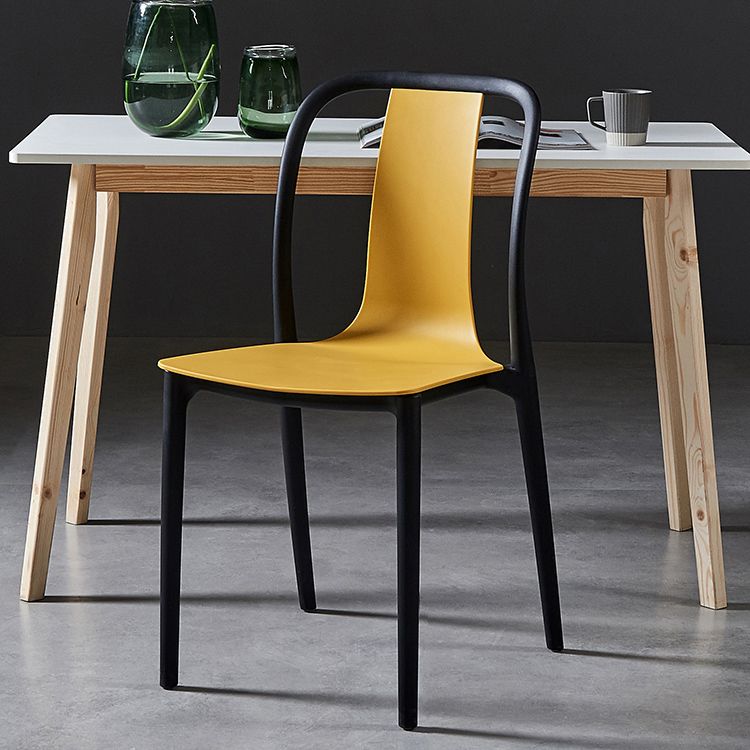 Plastic Dining Chairs Contemporary Style Side Chair Set for Dining Room Clearhalo ' kitchen&dining_furn' 'Dining Chairs' 'Dining Tables & Seating' 'dining_chair' 'Furniture' 'furniture_dining_chair' 'Kitchen & Dining Furniture' 'kitchen' 1200x1200_89f086f2-5fdf-4765-952f-77bac24e9bd1