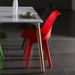 Modern Plastic Chair 33"H Acrylic Solid Back Dining Chair for Restaurant Clearhalo ' kitchen&dining_furn' 'Dining Chairs' 'Dining Tables & Seating' 'dining_chair' 'Furniture' 'furniture_dining_chair' 'Kitchen & Dining Furniture' 'kitchen' 1200x1200_89f08b66-b689-457c-bffd-21c0fee42dd5