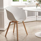 Contemporary Style Dining Room Chairs Kitchen Arm Chairs with Wooden Legs Clearhalo ' kitchen&dining_furn' 'Dining Chairs' 'Dining Tables & Seating' 'dining_chair' 'Furniture' 'furniture_dining_chair' 'Kitchen & Dining Furniture' 'kitchen' 1200x1200_89f0d182-cae5-4ba3-af81-a58f4f634aaf