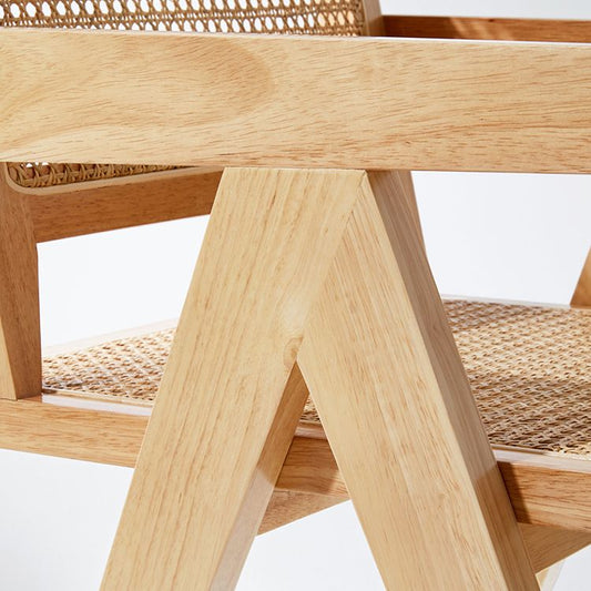 Modern Style Solid Rubberwood Chair Set Open Back Arm Dining Room Chairs Clearhalo ' kitchen&dining_furn' 'Dining Chairs' 'Dining Tables & Seating' 'dining_chair' 'furn' 'furn_dining_chair' 'Furniture' 'furniture_dining_chair' 'Kitchen & Dining Furniture' 'kitchen' 1200x1200_89f1694c-e445-4c9f-9ad3-54cb3f8015da