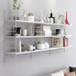 7.87"W Bookcase Contemporary Style Wall Mounted Bookshelf for Home Office
