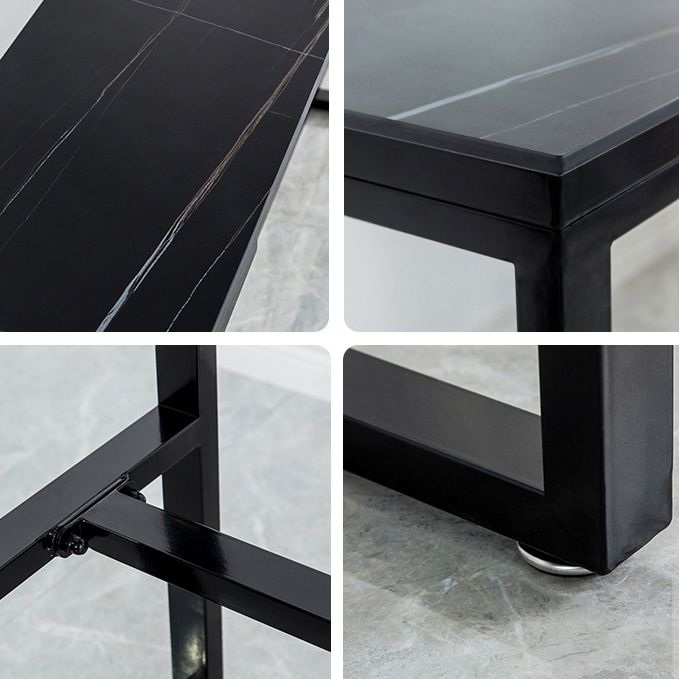 Glam Living Room Counter Set 1/2/3/4/7 Pieces Rectangle Trestle Bar Pub Table Set Clearhalo 'Bar Furniture' 'furn' 'furn_home_bar_bar_sets' 'Furniture' 'Home Bars & Bar Sets' 'home_bar_bar_sets' 'Kitchen & Dining Furniture' 1200x1200_89f5c453-0d25-40ea-8871-7567d5cade70