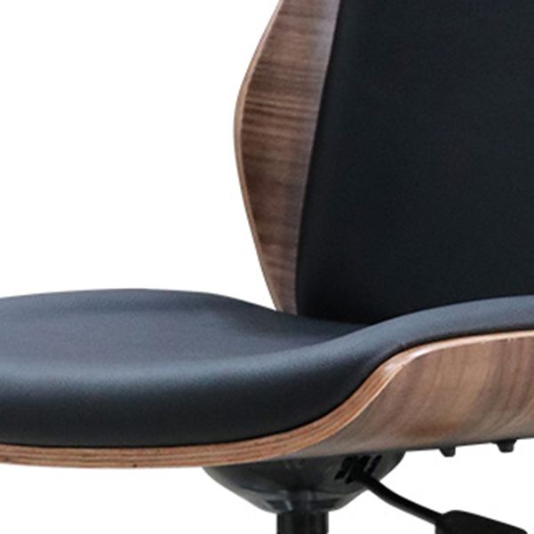 Armless Conference Chair with Chrome Frame Modern Leather Office Chair Clearhalo 'furn' 'furn_office_chair' 'Furniture' 'Office Chairs' 'Office Furniture' 'office_chair' 1200x1200_89f66524-4afd-4ab4-b701-f857e5a50279