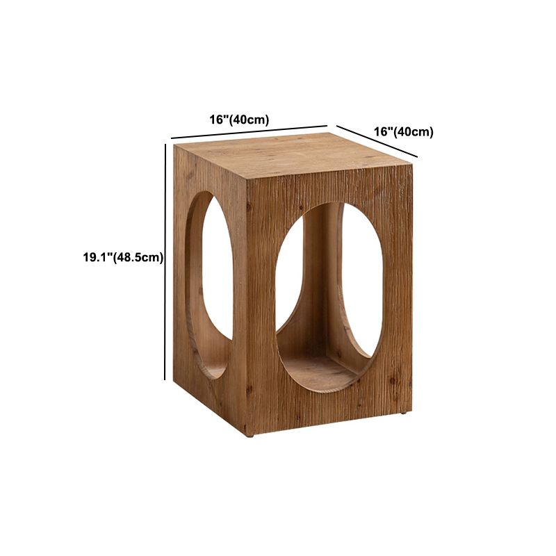 Scandinavian Square Coffee Table Wooden Cocktail Table for Living Room Clearhalo 'Coffee & Accent Tables' 'Coffee Tables' 'coffee_tables' 'furn' 'furn_coffee_tables' 'Furniture' 'Living Room Furniture' 1200x1200_89f6d584-5f53-4c15-b634-785b2b42bf66