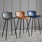 Contemporary Armless Bar Stool Faux Leather Bar Stool for Living Room Clearhalo 'Bar Furniture' 'Bar Stools' 'bar_stools' 'furn' 'furn_bar_stools' 'Furniture' 'Kitchen & Dining Furniture' 1200x1200_89f794f4-3d0d-44db-a020-d0cabfb58414