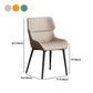 Modern Style Dining Chair Arm Dining Chair with Metal Legs for Kitchen