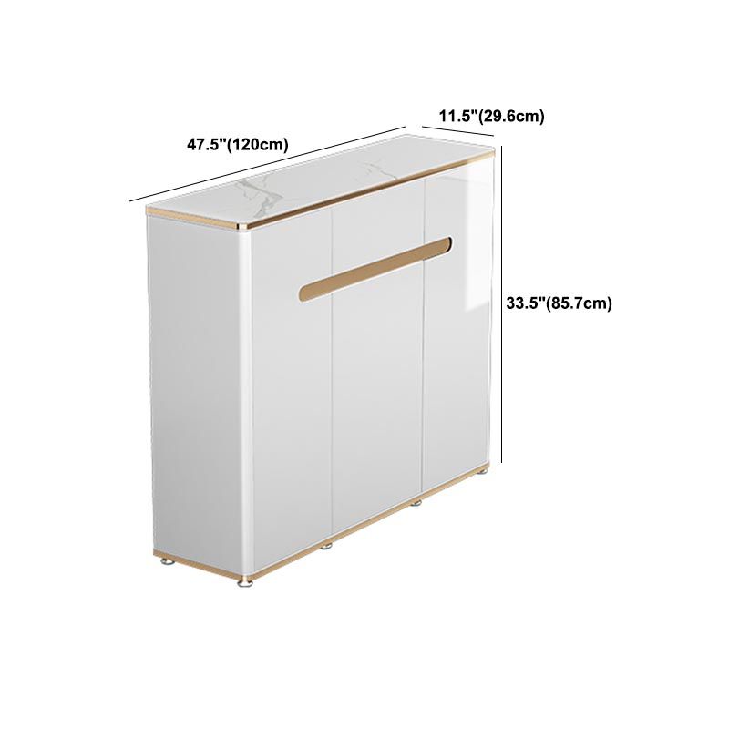 Modern 1 Drawer Sideboard Sintered Stone Dining Sideboard for Living Room Clearhalo 'buffet_sideboard' 'Buffets & Sideboards' 'furn' 'furn_buffet_sideboard' 'Furniture' 'Kitchen & Dining Furniture' 1200x1200_89f94949-4214-4e9d-9415-f85d89ad96ae