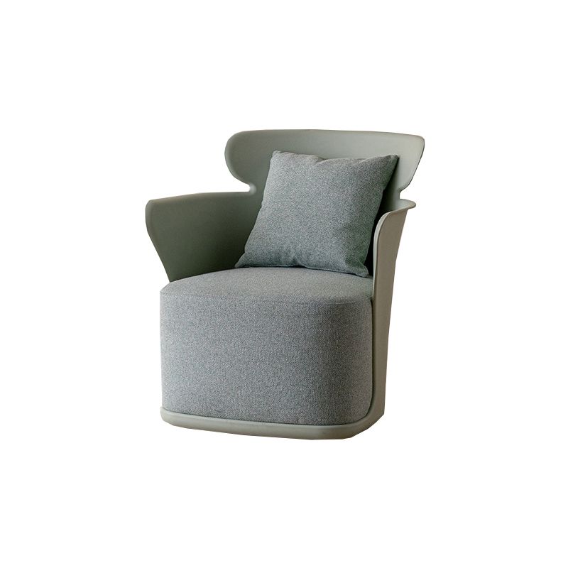 Armstuhl Arme Leinen/PU -Leder inklusive Stuhl für Wohnzimmer, Schlafzimmer