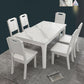 Rectangle Mid-Century Dining Table White Sintered Stone Fixed Table Clearhalo ' dining_table' 'Dining Tables & Seating' 'Dining Tables' 'furn' 'furn_dining_table' 'Furniture' 'furniture_dining_table' 'Kitchen & Dining Furniture' 'kitchen&dining_furn' 'kitchen' 'kitchen_dining_table' 1200x1200_89fa9c33-006f-49d8-a0e3-3d71a9747065