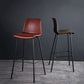 Contemporary Bar Stool Armless Leather Low Back Counter Chair with Footrest and Iron Base Clearhalo 'Bar Furniture' 'Bar Stools' 'bar_stools' 'furn' 'furn_bar_stools' 'furniture_bar_stools' 'Kitchen & Dining Furniture' 'kitchen&dining_furn' 'kitchen' 'kitchen_furn' Furniture' 1200x1200_89fb0e3e-7a8f-4ad7-8a0c-202ed818bc0d