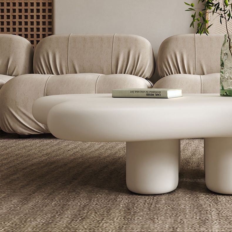 4 Legs Geometric Coffee Table Contemporary Manufactured Wood Cocktail Table Clearhalo 'Coffee & Accent Tables' 'Coffee Tables' 'coffee_tables' 'furn' 'furn_coffee_tables' 'Furniture' 'Living Room Furniture' 1200x1200_89fb37c4-f71b-470b-bfee-a38b1594ec04