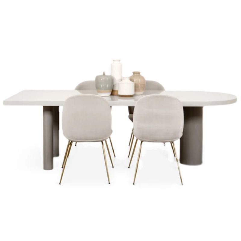 Irregular Pine Solid Wood Dining Table Modern White Top Island Table with 3 Legs Clearhalo ' dining_table' 'Dining Tables & Seating' 'Dining Tables' 'furn' 'furn_dining_table' 'Furniture' 'furniture_dining_table' 'Kitchen & Dining Furniture' 'kitchen&dining_furn' 'kitchen' 'kitchen_dining_table' 1200x1200_89fb8836-a8ae-46c1-8f12-6283558a78ce