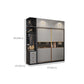 Sliding Engineered Wood Wardrobe Cabinet Modern Wardrobe Armoire