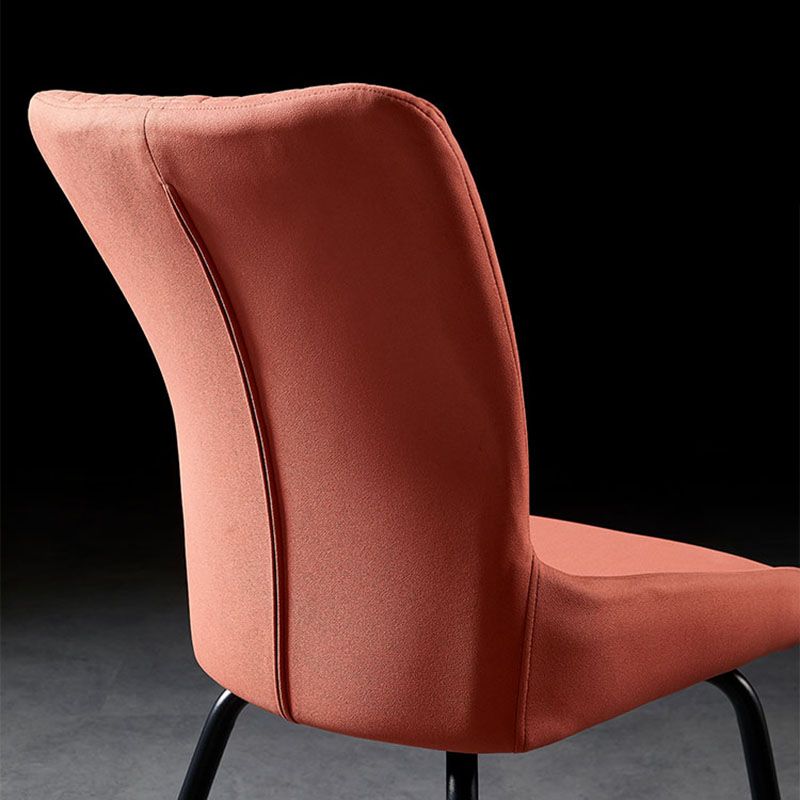 Braccio industriale Solid posteriore da pranzo sedia in tessuto da pranzo sedia