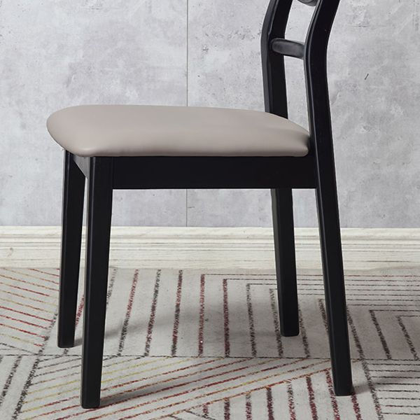 Industrial Ash Open Side Chair Matte Finish Wood Dining Chair Clearhalo 'Dining Chairs' 'Dining Tables & Seating' 'dining_chair' 'furn' 'furn_dining_chair' 'Furniture' 'furniture_dining_chair' 'Kitchen & Dining Furniture' 1200x1200_8a054afb-5bef-4370-a32d-5bb8bd579bd5