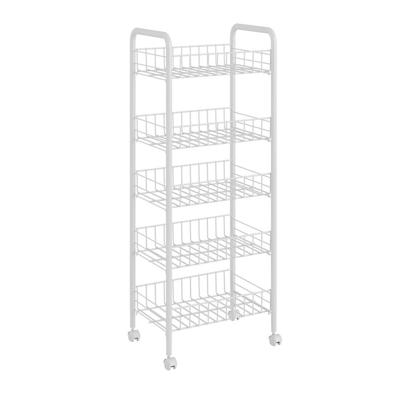 Contemporary Style Bookshelf with Caster Wheel Book Shelf for Home Office Clearhalo 'Bookcases' 'furn' 'furn_bookcases' 'Furniture' 'furniture_bookcases' 'kitchen' 'kitchen_bookcases' 'Living Room Furniture' 'Office Furniture' 1200x1200_8a0639a3-655e-4d60-8985-2874fdfd616a