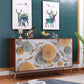 Simple Engineered Wood Sideboard Glam Cabinets Dining Server for Living Room Clearhalo 'buffet_sideboard' 'Buffets & Sideboards' 'furn' 'furn_buffet_sideboard' 'Furniture' 'furniture_buffet_sideboard' 'Kitchen & Dining Furniture' 1200x1200_8a07b7d3-bdd5-4a85-a059-0807e6d8acb6