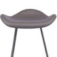 Glam Leather Bar Stool Backless Metal Base Counter Stool for Bristol