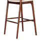 Scandinavian Indoor Bar Stools Solid Wood Bar Stool with Footrest