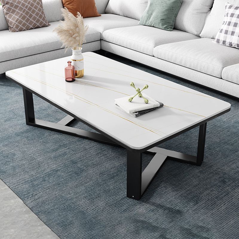Single Coffee Table Slate Rectangular Coffee Table for Living Room Clearhalo 'Coffee & Accent Tables' 'Coffee Tables' 'coffee_tables' 'furn' 'furn_coffee_tables' 'Furniture' 'Living Room Furniture' 1200x1200_8a09e0ac-d047-4363-a387-9a599167db74