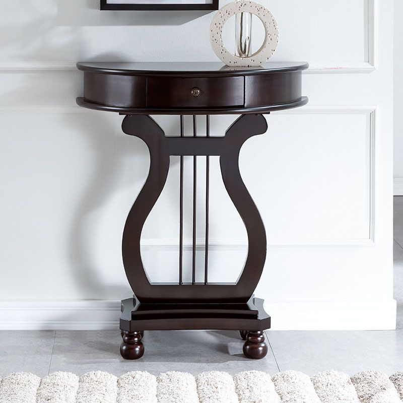 Table de canapé de la console de bouleau moderne du milieu du siècle avec tiroir pour hall