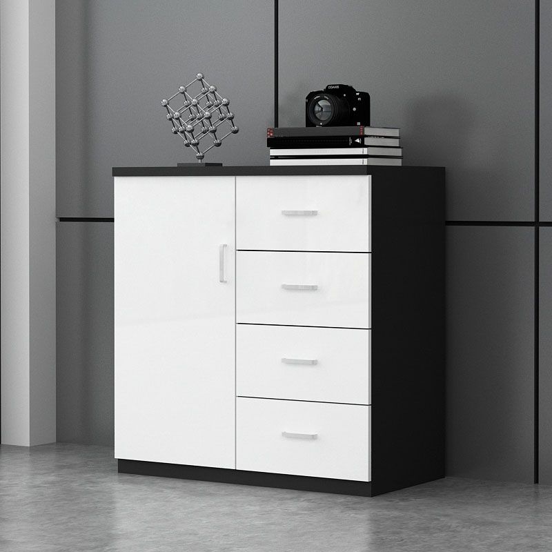 Gabinetto del file scandinavo Telaio in legno Gabinetto laterale per ufficio