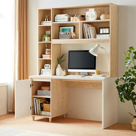 Scrivania per la scrittura di cavi contemporanei scrivania per home office con scaffali