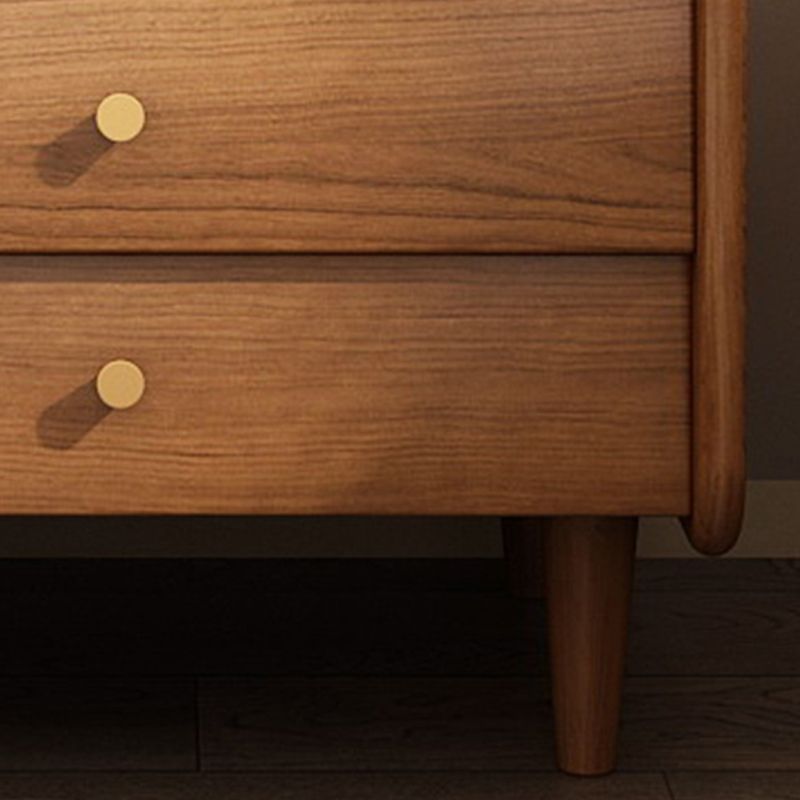 19,69 "Table de nuit Table armoire de chevet en bois massif avec 2 dessins