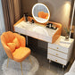 Wooden Vanity Desk Storage Box Vanity Dressing Table for Bedroom
