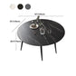 Stone Contemporary Round Dinner Table Matte Finish 4 Legs Table for Home Clearhalo ' dining_table' 'Dining Tables & Seating' 'Dining Tables' 'furn' 'furn_dining_table' 'Furniture' 'furniture_dining_table' 'Kitchen & Dining Furniture' 'kitchen&dining_furn' 'kitchen' 'kitchen_dining_table' 1200x1200_8a13b07b-cdf8-4e38-80f7-7ec35744473f