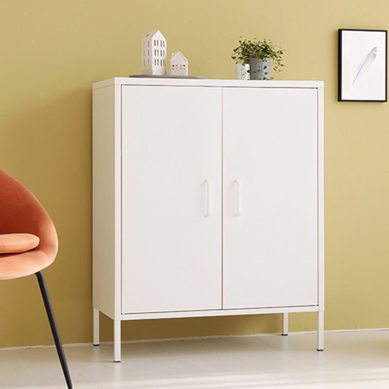 40 "H Steel Kitchen Sideboard Schrank moderner Buffet -Serverschrank mit Speicher