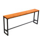 Industrial Solid Wood Bar Table Rectangle Dining Table for Kitchen Living Room Clearhalo 'Bar Furniture' 'Bar Tables' 'bar_tables' 'furn' 'furn_bar_tables' 'Furniture' 'Kitchen & Dining Furniture' 1200x1200_8a1976ea-a554-4390-a59e-79307878d726