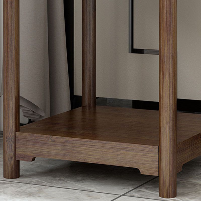 Traditional Square Wooden Sofa Side Accent Table with Storage and Shelf Clearhalo 'Coffee & Accent Tables' 'End & Side Tables' 'end_side_table' 'end_side_tables' 'furn' 'furn_end_side_tables' 'Furniture' 'furniture_end_side_table' 'Living Room Furniture' 1200x1200_8a1a321e-7b5c-4e43-98b0-b2707bd1b400