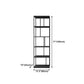 4-Shelf Black Etagere Bookshelf Contemporary Open Iron Frame and Shelf Clearhalo 'Bookcases' 'furn' 'furn_bookcases' 'Furniture' 'furniture_bookcases' 'kitchen' 'kitchen_bookcases' 'Living Room Furniture' 'Office Furniture' 1200x1200_8a1a3324-acfe-4ec4-acb1-421defa23f49