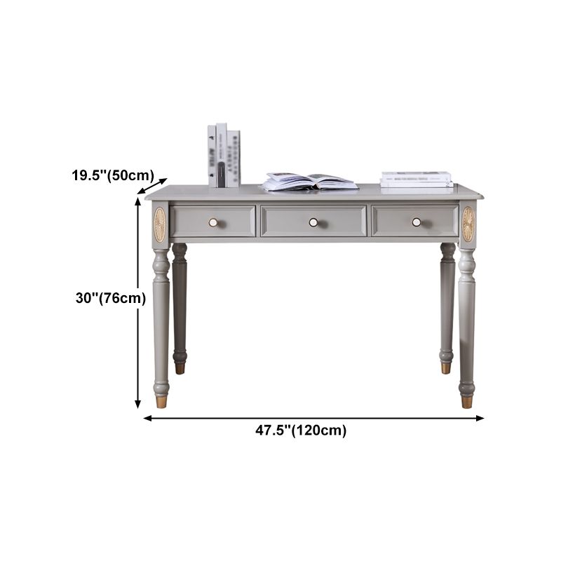 グラムライティングデスク長方形のパーソンズベースオフィスデスク