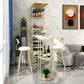 Modern Stone Bar Table Double Pedestal Bar Desk with Storage Shelf Clearhalo 'Bar Furniture' 'Bar Tables' 'bar_tables' 'furn' 'furn_bar_tables' 'Furniture' 'Kitchen & Dining Furniture' 1200x1200_8a20e6a3-3a6d-402c-8ddc-38334f33098f
