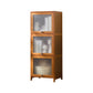 Wood Standard Cabinet Glass Door Contemporary Accent Cabinet with Doors Clearhalo 'Cabinets & Chests' 'cabinets_chests' 'furn' 'furn_cabinets_chests' 'Furniture' 'Living Room Furniture' 1200x1200_8a212c27-6a6f-474e-87cd-5aab7e57af1f