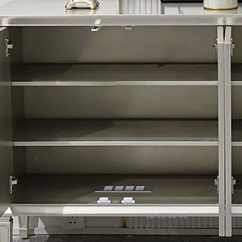 Stile moderno a buffet in legno ingegnerizzato per la sala da pranzo 35,4 pollici di altezza