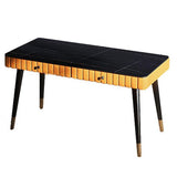 Contemporary Office Desk Antique Finish Computer Desk with 2 Storage Drawers Clearhalo 'furn' 'furn_office_desk' 'Furniture' 'Office Desks' 'Office Furniture' 'office_desk' 1200x1200_8a2704a6-ed89-42ed-9cc4-2454041f5514