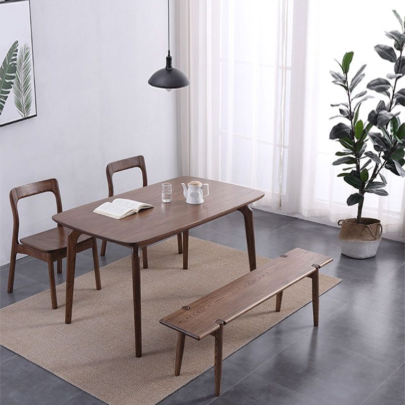 16.38-inch Height Solid Wood Seating Bench Modern Rectangle Bench Clearhalo 'Benches' 'Chairs & Seating' 'furn' 'furn_benches' 'Furniture' 'Living Room Furniture' 1200x1200_8a2732d4-2d5a-4f73-8a49-a94329d6e04b