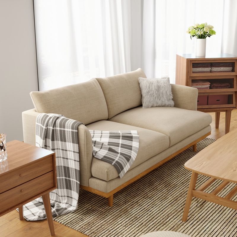 Living Room Cotton 2-seater Sofa Square Arm Standard Seating Clearhalo 'furn' 'furn_sofas' 'Furniture' 'furniture_sofas' 'Living Room Furniture' 'Sofa' 'sofas' 1200x1200_8a27f86e-5fc2-42ce-96d2-b468333cb8d0