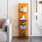 Standard Closed Back Bookshelf Scandinavian Rectangle Acrylic Bookcase
