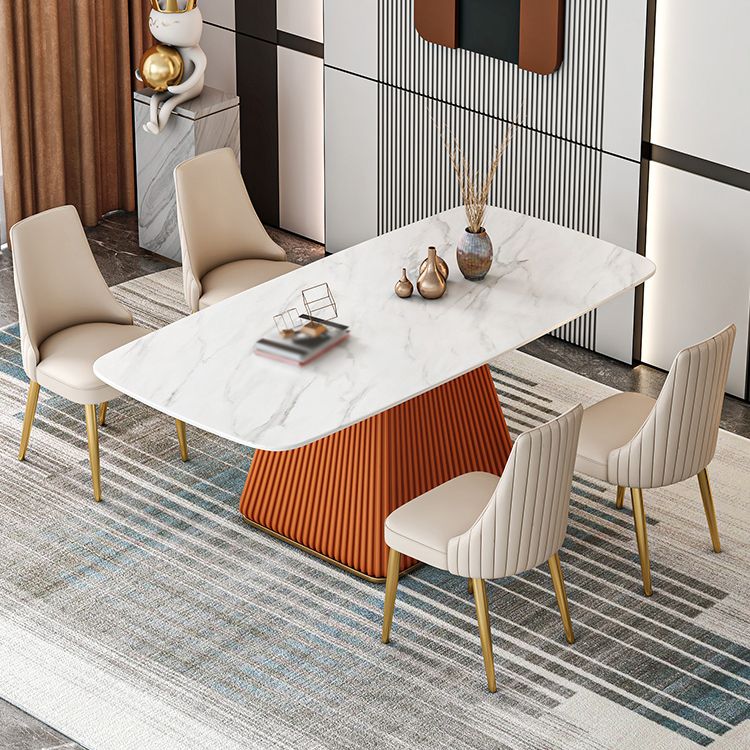 Nordic 1/2/5/7 Pieces Rectangle Dining Set Sintered Stone Dining Table Set Clearhalo 'Dining Room Sets' 'Dining Tables & Seating' 'dining_room_set' 'furn' 'furn_dining_room_set' 'Furniture' 'furniture_dining_room_set' 'Kitchen & Dining Furniture' 'kitchen&dining_furn' 'kitchen' 1200x1200_8a29dcb0-3d2b-4bc5-af5e-324a38b88448