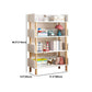 Scandinavian Vertical Bookshelf Open Etagere Manufactured Wood and Solid Wood Bookcase Clearhalo 'Bookcases' 'furn' 'furn_bookcases' 'Furniture' 'furniture_bookcases' 'Office Furniture' 1200x1200_8a2a0428-c48a-4b45-9a3e-8e495cadb8c7