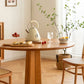 Round Top Dining Table Contemporary Table with Pedestal Base Clearhalo 'Dining Tables & Seating' 'Dining Tables' 'dining_table' 'Furniture' 'furniture_dining_table' 'Kitchen & Dining Furniture' 1200x1200_8a2a41d4-666c-4e99-8f08-1b16c78e268e