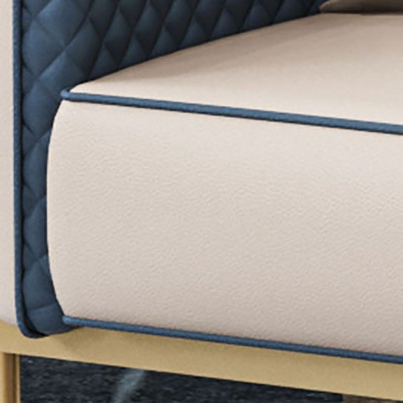 Glam Style Metal Armless Dining Chair Faux Leather Side Chair for Restaurant Use Clearhalo 'Dining Chairs' 'Dining Tables & Seating' 'dining_chair' 'furn' 'furn_dining_chair' 'Furniture' 'Kitchen & Dining Furniture' 1200x1200_8a2c665d-7c6d-46cb-af37-2faf8d885345