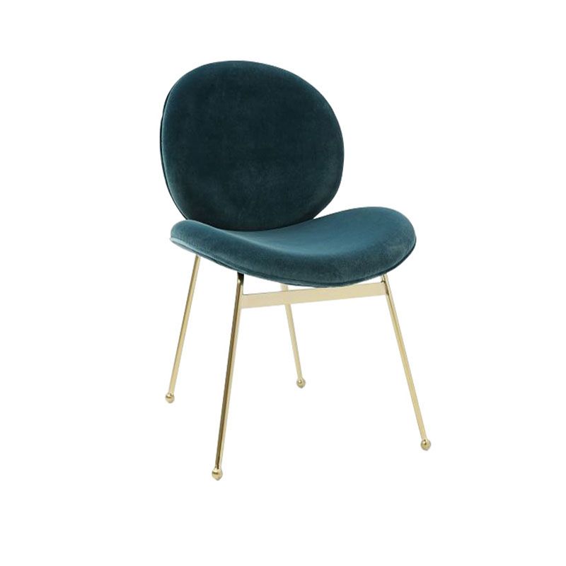 Glam Velvet Dining Room Chairs Metal Dining Armless Chair for Restaurant Use Clearhalo 'Dining Chairs' 'Dining Tables & Seating' 'dining_chair' 'furn' 'furn_dining_chair' 'Furniture' 'Kitchen & Dining Furniture' 1200x1200_8a2d2a39-cf7e-44e4-a420-a4175e2ea09a