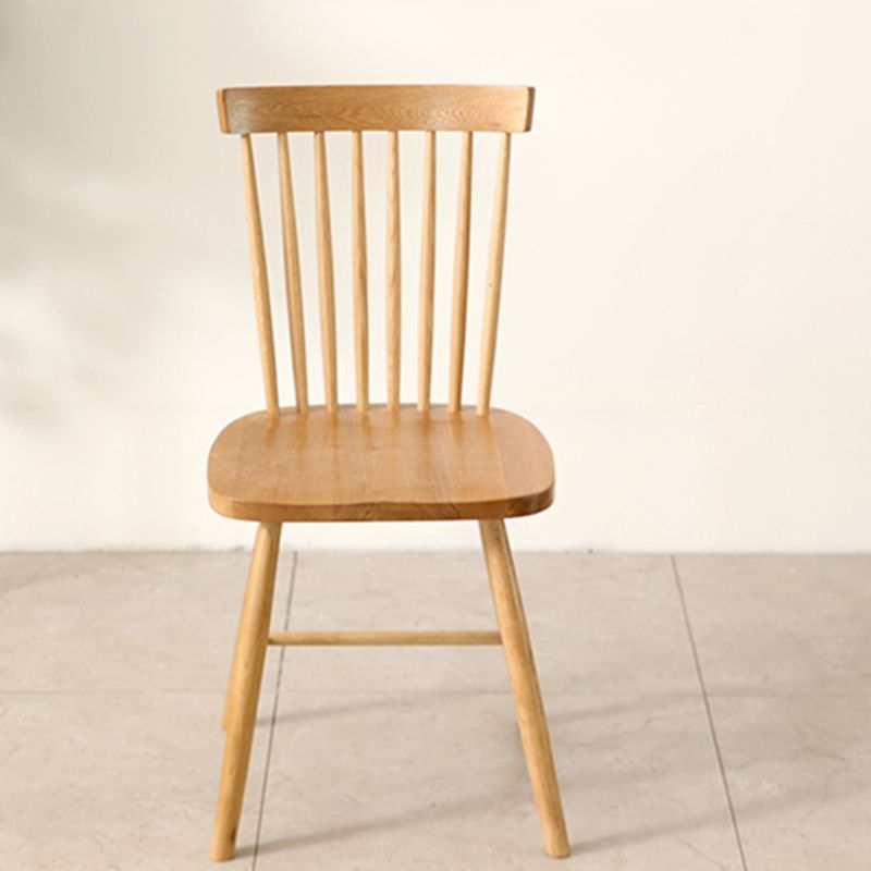 モダンなオークのダイニングセット1/5 pcs茶色のディネットセット木製の椅子